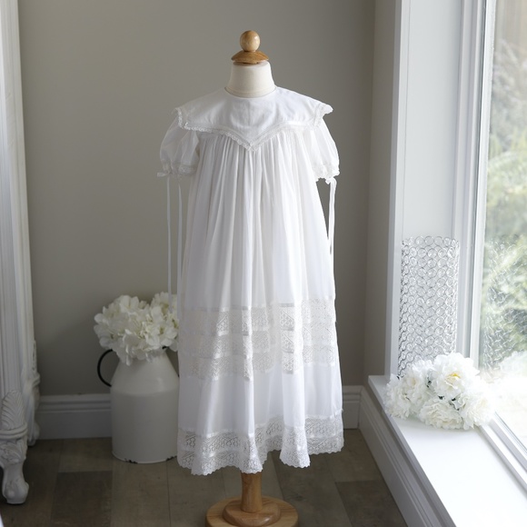 Strasburg Dress ORIGINAL White Heirloom Bella Collection Flower Girl LIKE NEW!! - Picture 6 of 11